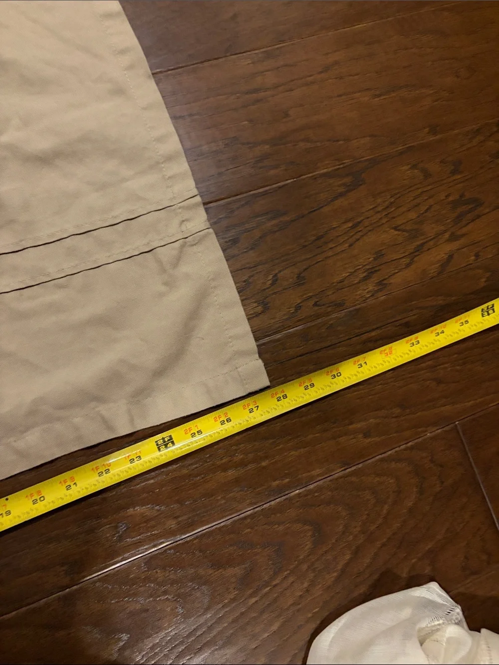 Beige/Brown tiered valance set of 2, Better Homes and Garden 34 in x 27 in
